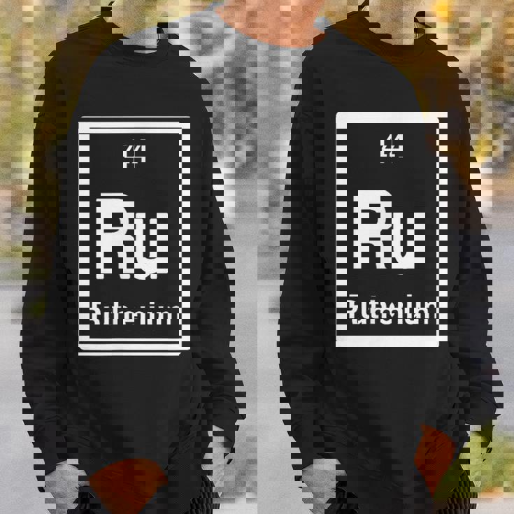 ルテニウム Ru 元素周期表 サイエンスギフト スウェットシャツ 彼への贈り物