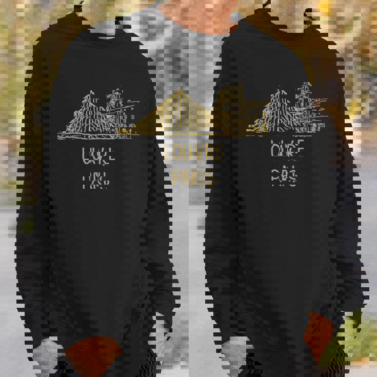 ルーヴル パリ フランス 旅行 お土産 歴史的建造物 ギフト スウェットシャツ 彼への贈り物