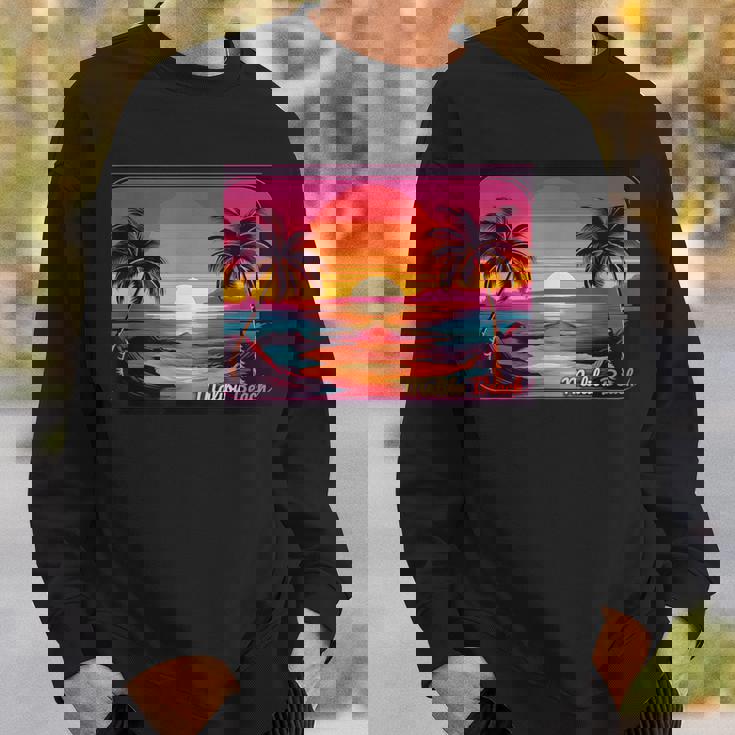 レトロ サンセット マリブビーチ スウェットシャツ 彼への贈り物