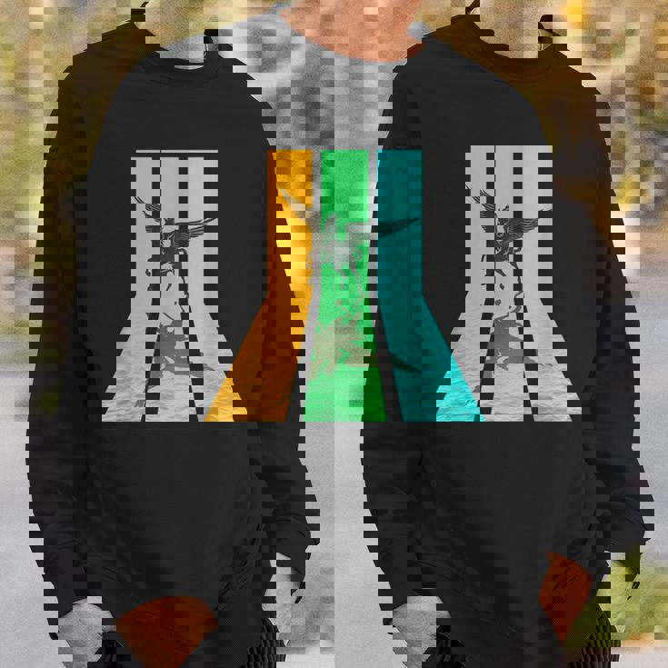 レトロ80年代ヴィンテージスタイルペガサス スウェットシャツ 彼への贈り物