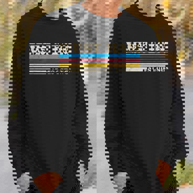 レトロストライプ ウエストハム スウェットシャツ 彼への贈り物