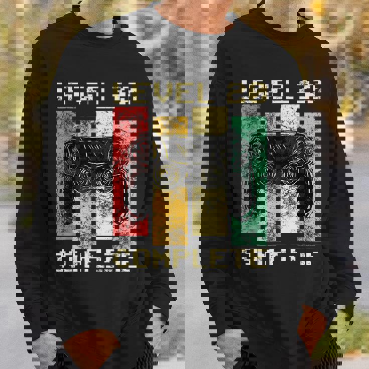 レベル20コンプリート20歳誕生日プレゼントゲーマー スウェットシャツ 彼への贈り物