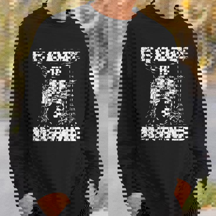 ロックミュージックドラマー スウェットシャツ 彼への贈り物