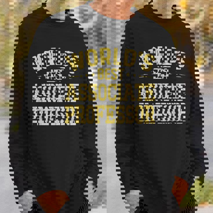 ワールドベスト准教授職位准教授 スウェットシャツ 彼への贈り物