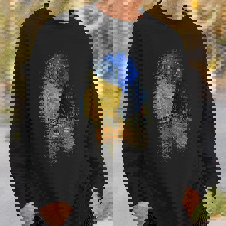 ヴィンセント・ヴァン・ゴッホ作 夜のカフェテラス スウェットシャツ 彼への贈り物