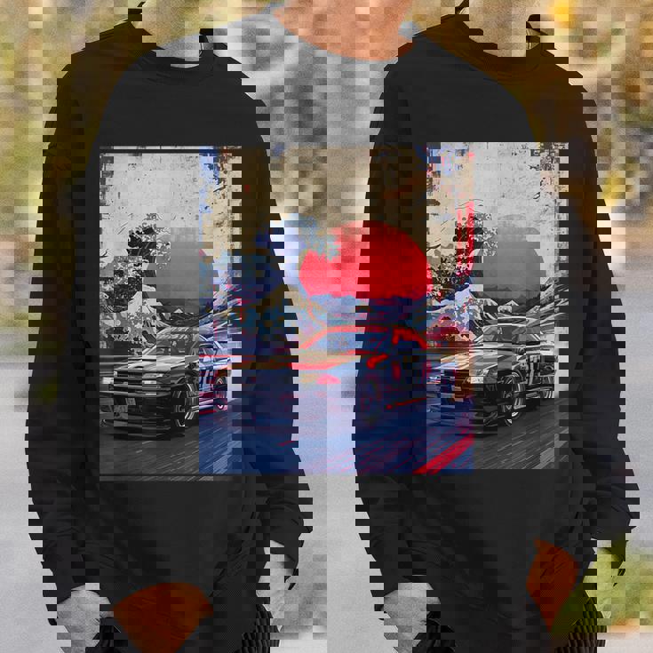 ヴィンテージ Jdm ドリフト レースカー 和波沖 神奈川 アート スウェットシャツ 彼への贈り物