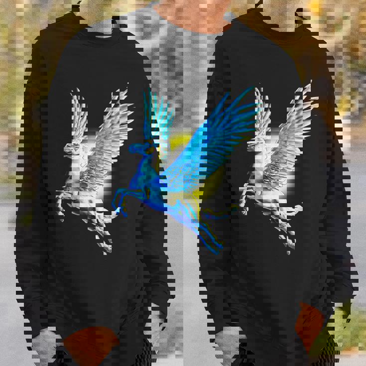 ヴィンテージ ペガサス 神話 ギリシャ空飛ぶ馬 神話 スウェットシャツ 彼への贈り物