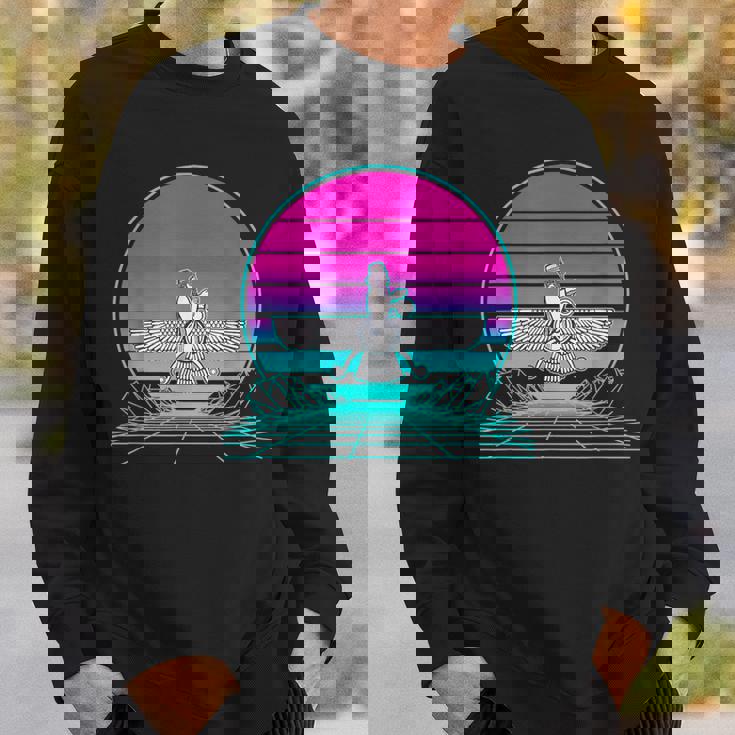 ヴィンテージ レトロ サンセット アヌンナキ スウェットシャツ 彼への贈り物