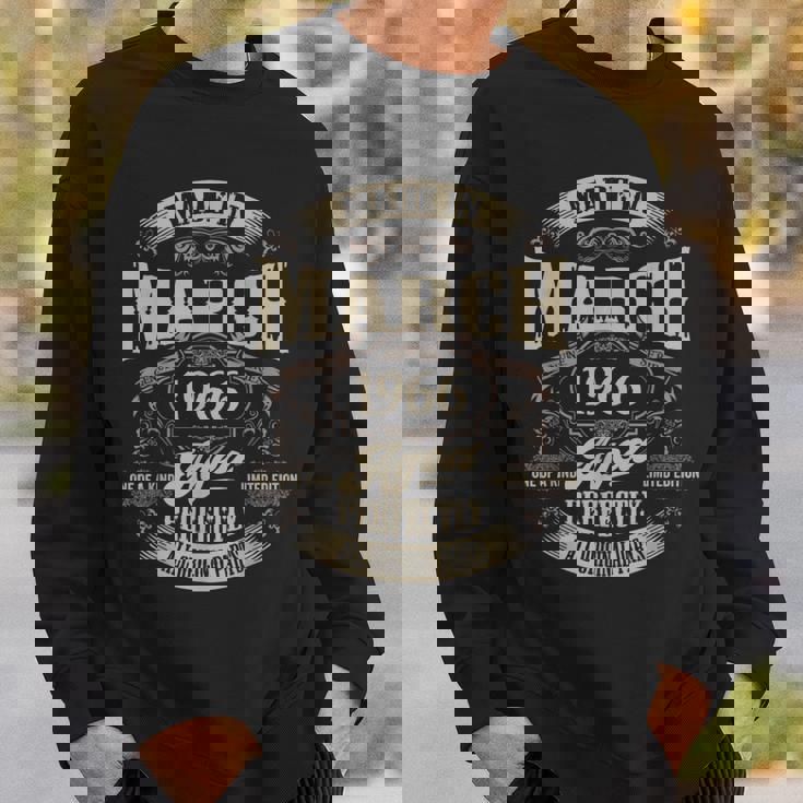 ヴィンテージ還暦伝説 1966年3月 60歳の贈り物 スウェットシャツ 彼への贈り物