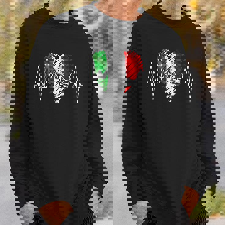 ヴェネツィアのスカイライン ハートビート イタリア ベネチア大好きi Loveeneziaenice スウェットシャツ 彼への贈り物