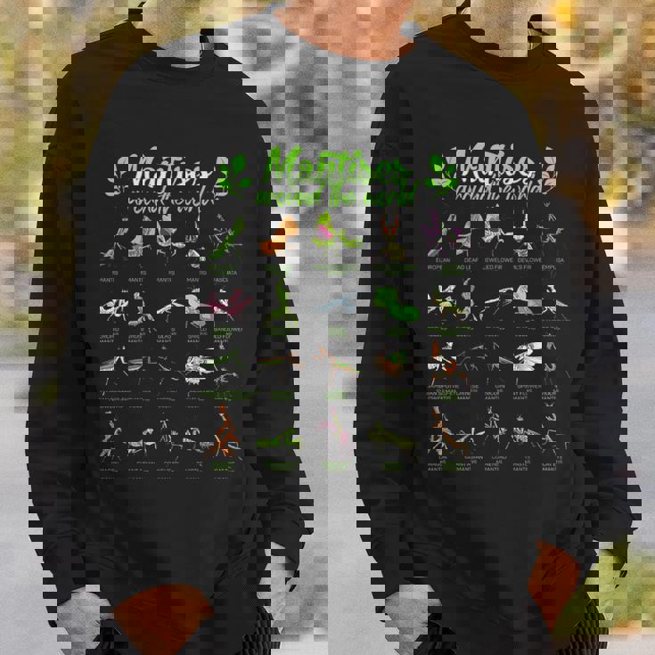 世界のカマキリ カマキリ スウェットシャツ 彼への贈り物