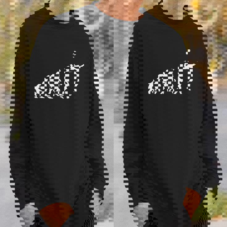 人類の進化 バレーボール バレーボール好き 趣味 おもしろ バレーボール部 ビーチバレー バレー好き スウェットシャツ 彼への贈り物