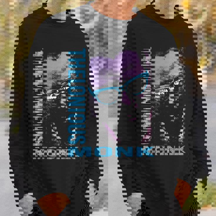 公式セロニアス・モンク・ジャズ・アイコン・マーチ イタリアの鍵盤 スウェットシャツ 彼への贈り物