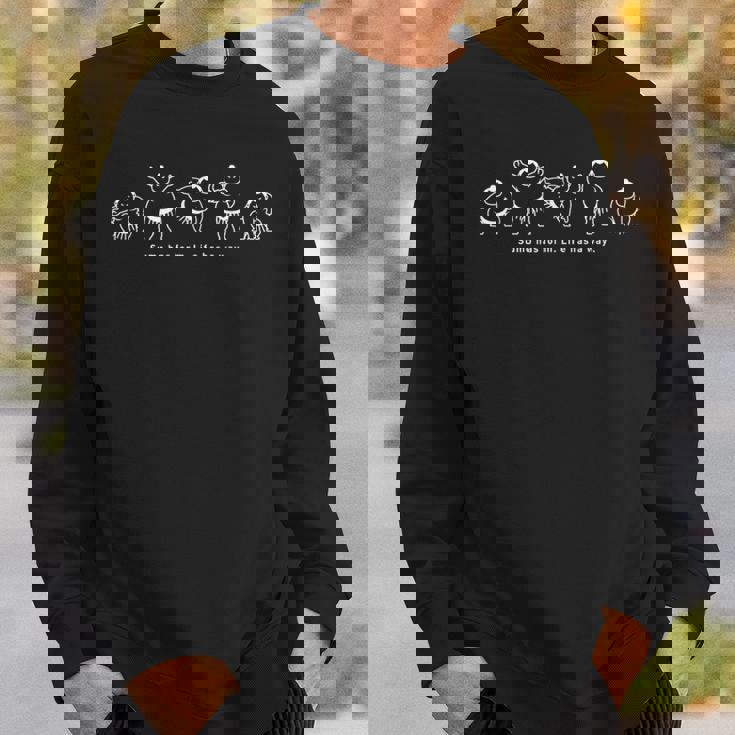 力士の型、人生の道 スウェットシャツ 彼への贈り物