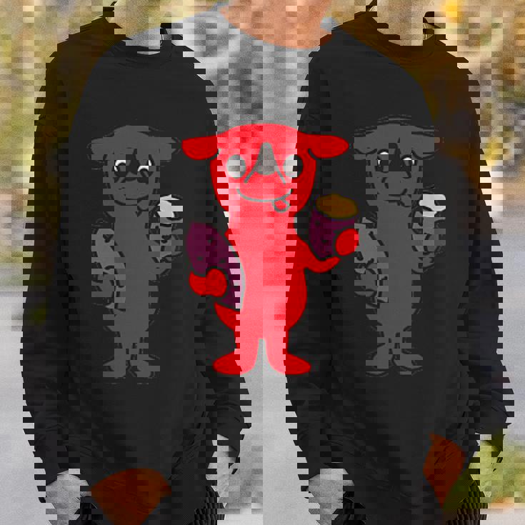 千葉県ご当地キャラとさつまいも スウェットシャツ 彼への贈り物