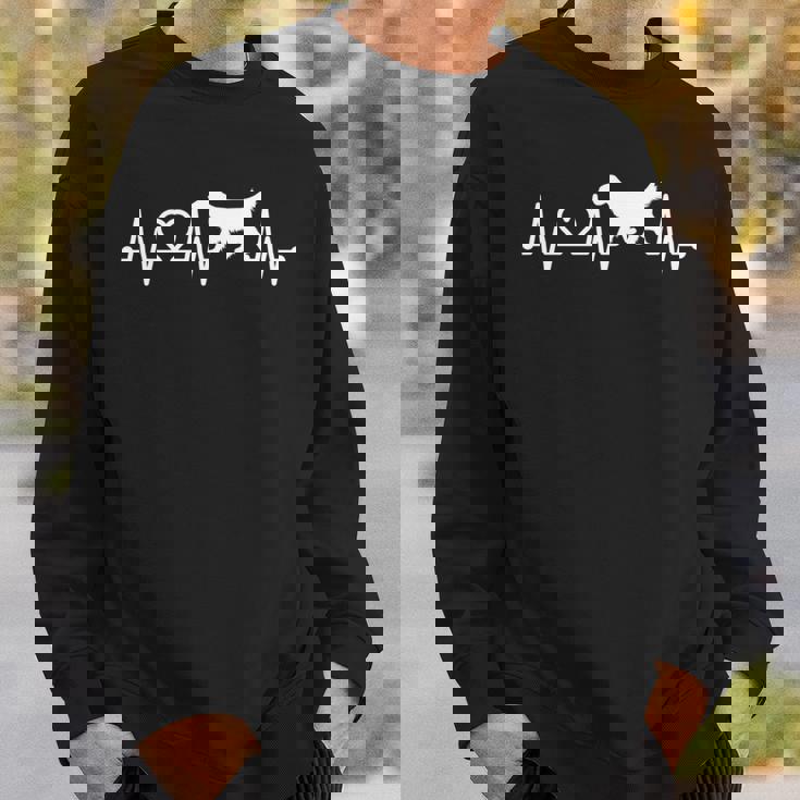 心電図 心拍 ゴールデンレトリバー 脈拍 犬飼い 長袖tシャツ スウェットシャツ 彼への贈り物