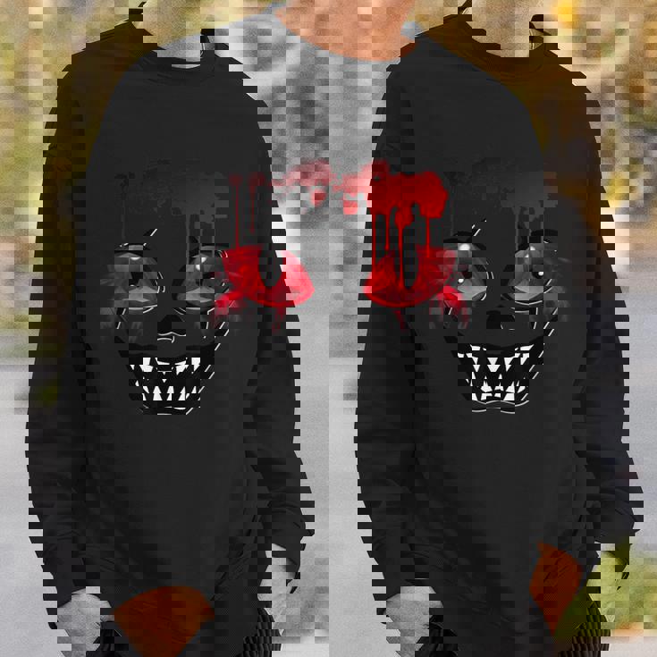 怖いデザイン スウェットシャツ 彼への贈り物