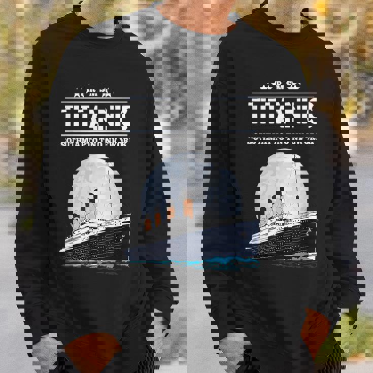 息子のための1912年のヴィンテージタイタニック航海船クルーズギフト スウェットシャツ 彼への贈り物