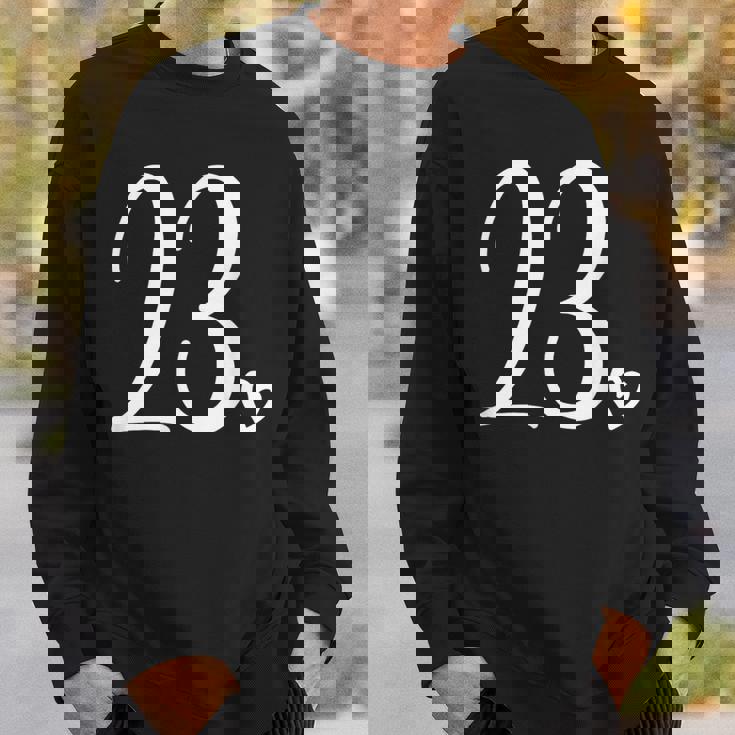 数字23 23歳 23歳 23歳の誕生日 23歳 スウェットシャツ 彼への贈り物