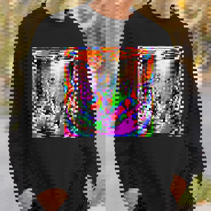 敵対的 アンチフェイシャル認識 カモフラージュ インビジビリティ スウェットシャツ 彼への贈り物