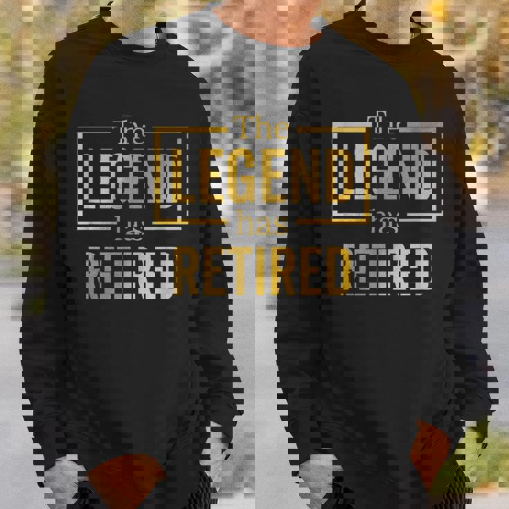 昔は同僚の定年退職祝いに、レジェンドと一緒に働いてた スウェットシャツ 彼への贈り物