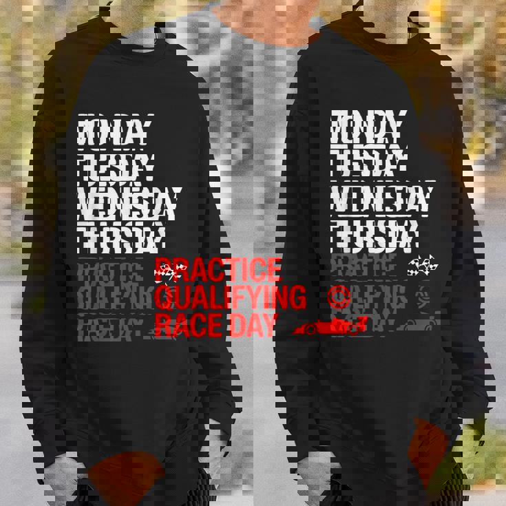 月曜 火曜 水曜 木曜 練習 予選 レース スウェットシャツ 彼への贈り物