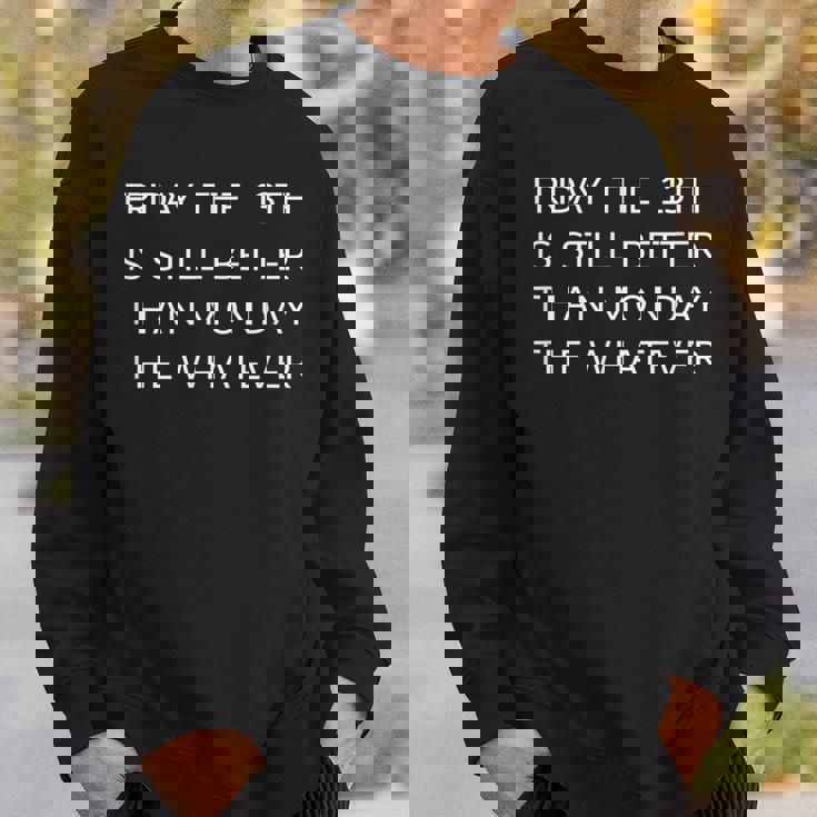 メンズ 月曜日より13日の金曜日 スウェットシャツ 彼への贈り物