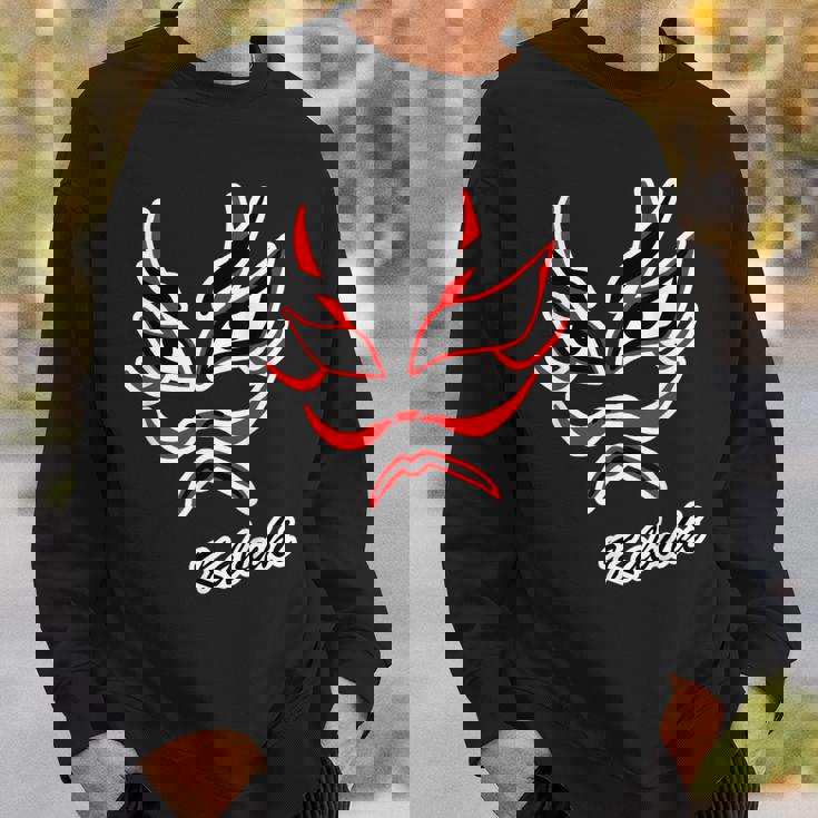 歌舞伎 カブキ Kabuki【顔】日本 文化 和柄 面白い スウェットシャツ 彼への贈り物