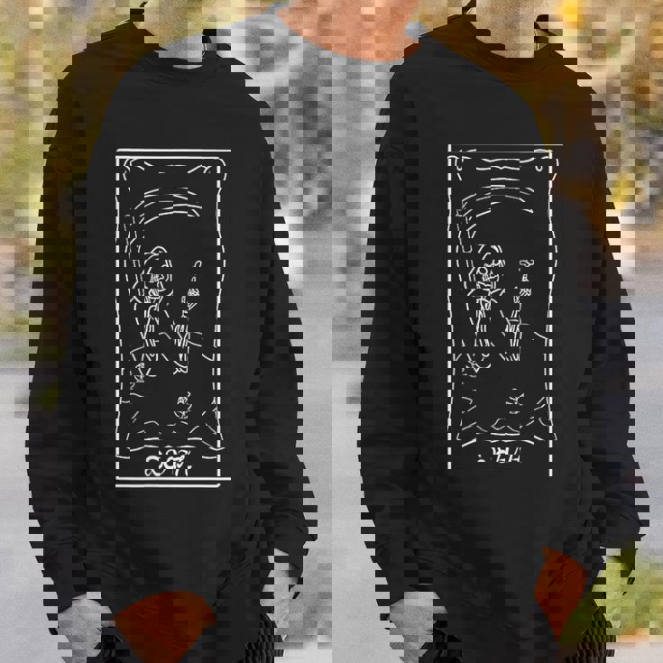 死のタロットカード 死神 スウェットシャツ 彼への贈り物