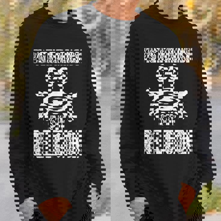 空飛ぶスパゲッティモンスター Fsm パスタファリアニズム イズ マイ リジョン スウェットシャツ 彼への贈り物