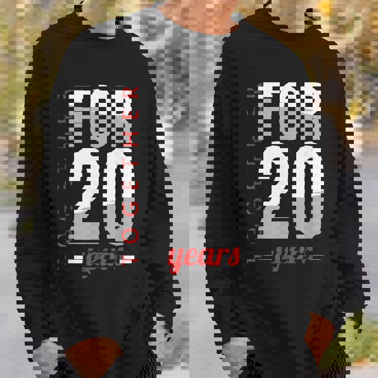 結婚20周年 結婚記念日 磁器 結婚記念日 スウェットシャツ 彼への贈り物