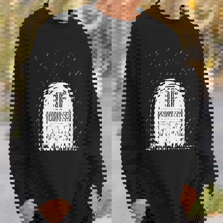 親知らずの歯 面白い 歯科 抜歯 歯医者 スウェットシャツ 彼への贈り物