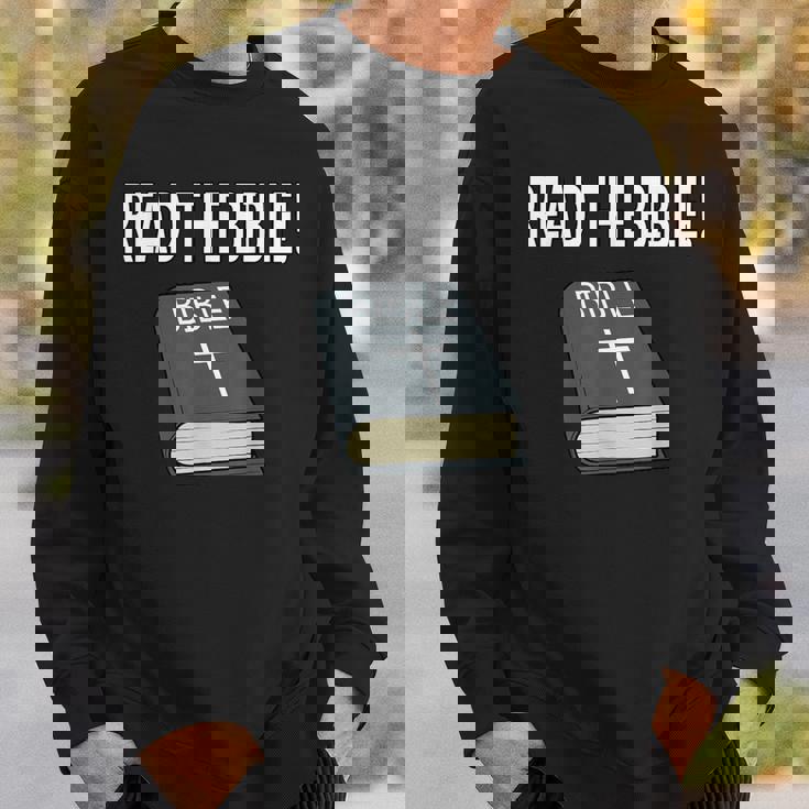 読む 聖書 信仰 キリスト教 イエス・キリスト スウェットシャツ 彼への贈り物