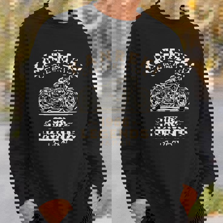 還暦祝い 1966年（昭和41年）生まれのバイク好き 2026年（令和8年）60歳記念 かっこいい スウェットシャツ 彼への贈り物