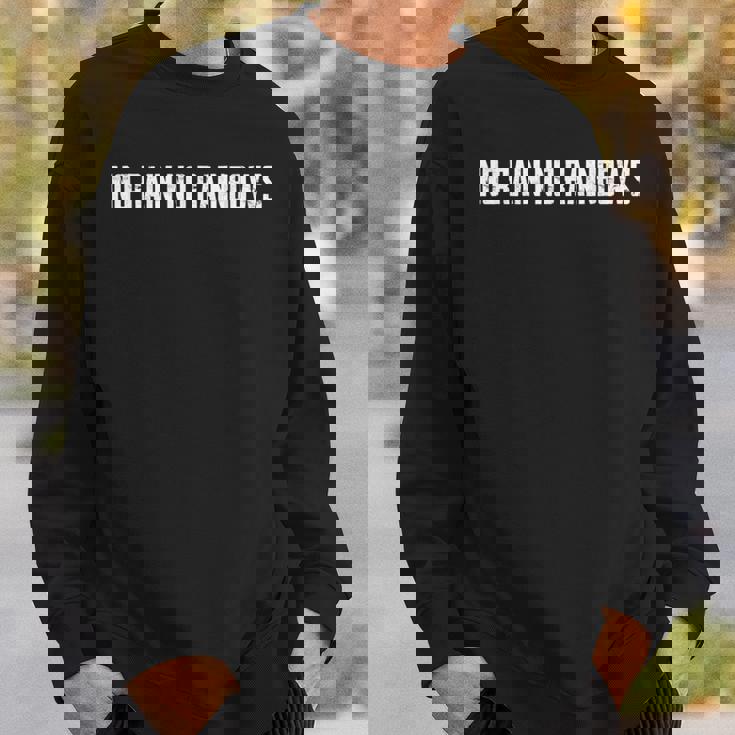 雨なし 虹色 ハワイアンことわざ スウェットシャツ 彼への贈り物