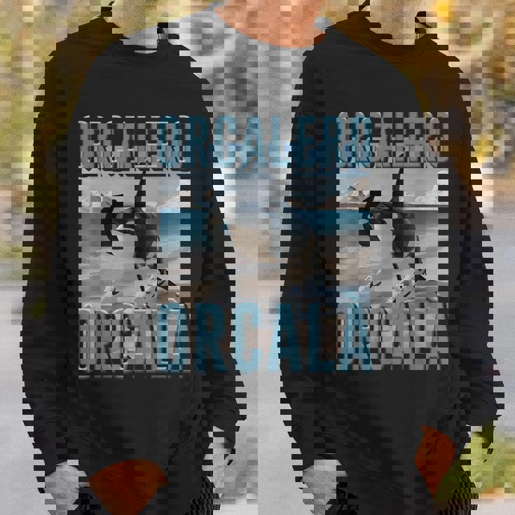 面白い Ai生成 モンスター 流行 オルカレロ オルカラ オルカ スウェットシャツ 彼への贈り物