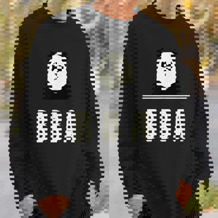 面白い 「Bba」おもしろギャグ-ジョーク 漢字 ばばあ 文字入り スウェットシャツ 彼への贈り物