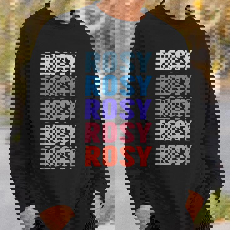 面白いギフト名 Rosy パーソナライズ 名前 スウェットシャツ 彼への贈り物
