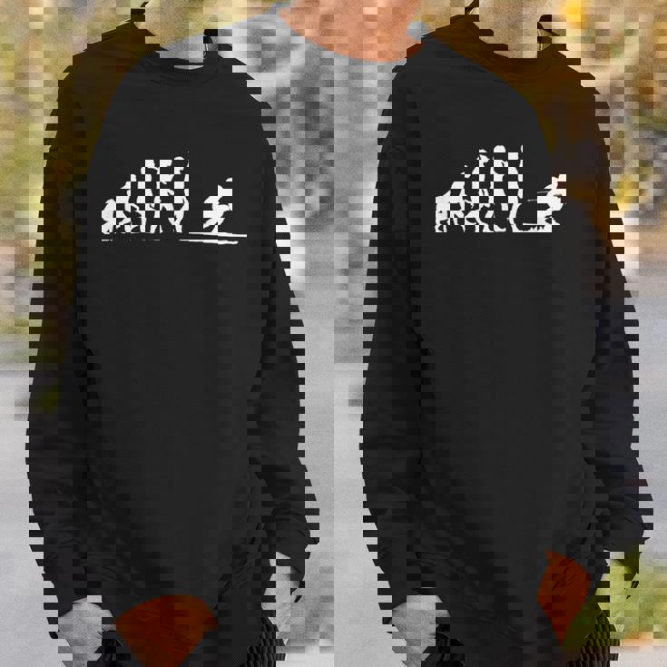 面白いスキー スキーヤーの開発 スウェットシャツ 彼への贈り物