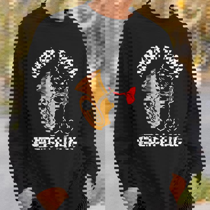 面白いチューバプレーヤー スウェットシャツ 彼への贈り物