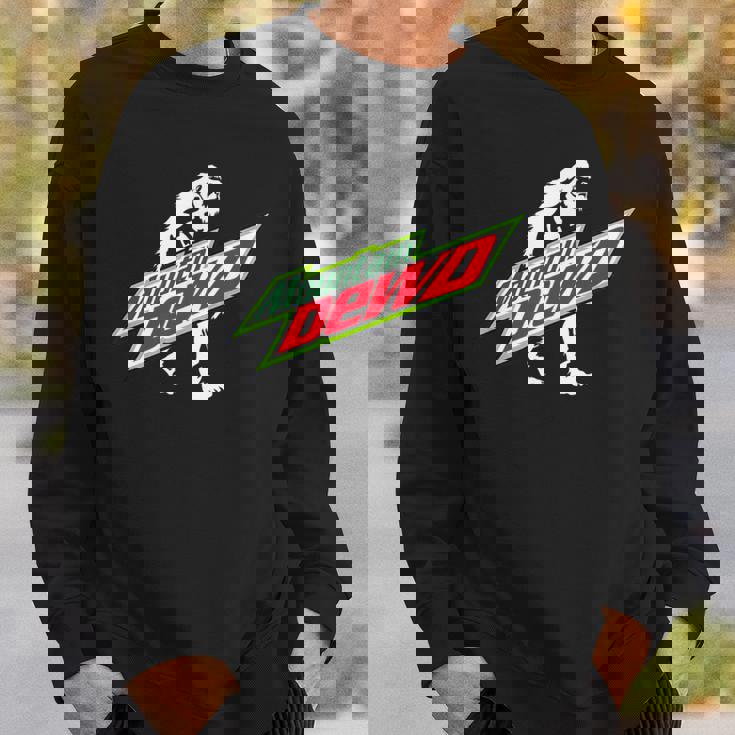 面白いビッグフットマウンテンデュードハイキングキャンプギフト スウェットシャツ 彼への贈り物