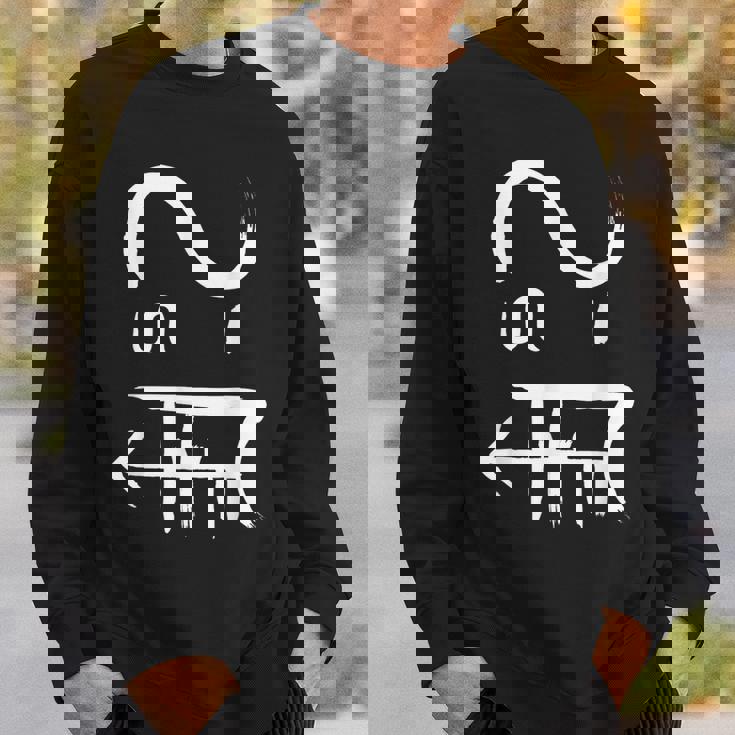 龍体文字 【 つる 】商売繁盛 人脈 幸運 スウェットシャツ 彼への贈り物