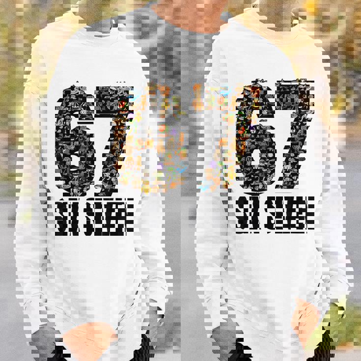 67 シックスセブン イタリアンブレインロットジェネレーションアルファスラングミーム スウェットシャツ 彼への贈り物