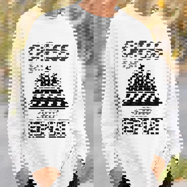 Chess Play チェス盤 チェスマット ギフトアイデア スウェットシャツ 彼への贈り物