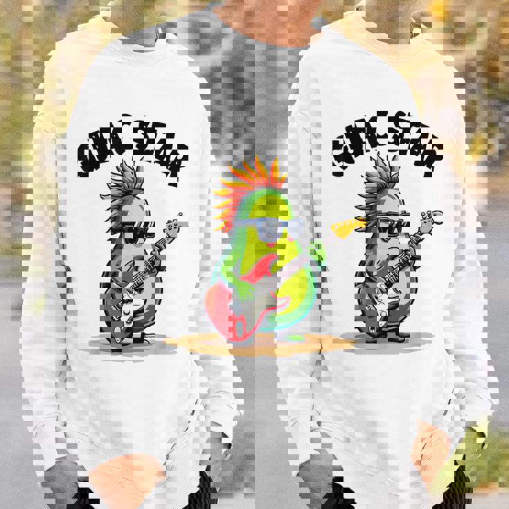 Guactar 面白い アボカド愛好家 食べ物 駄洒落プリント メンズ レディース キッズ スウェットシャツ 彼への贈り物