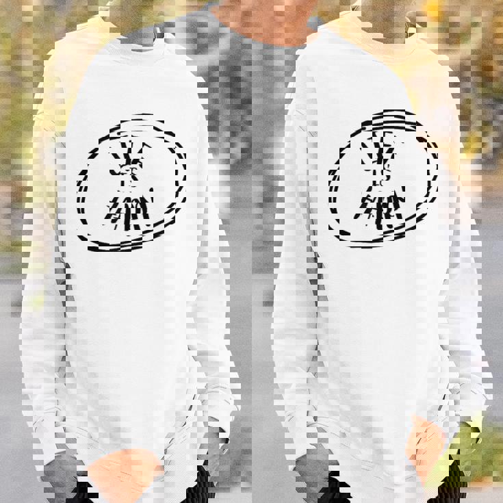 Life Is Happy スウェットシャツ 彼への贈り物