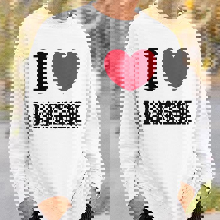 I Love Bangkok バンコクが大好き スウェットシャツ 彼への贈り物