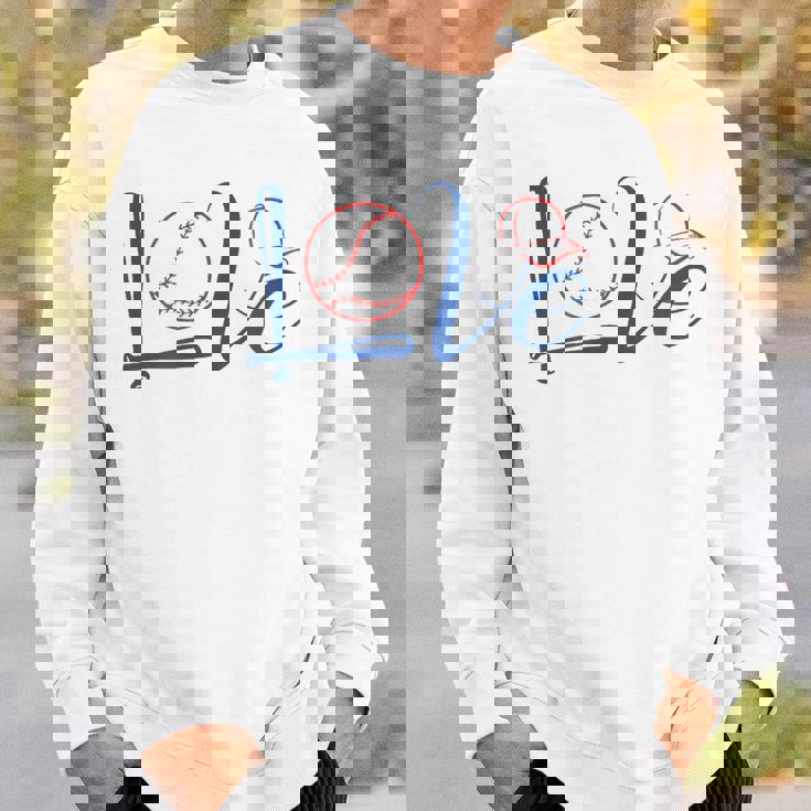 Love Baseball 野球 ギャク パロディ 名言 ジョーク スウェットシャツ 彼への贈り物