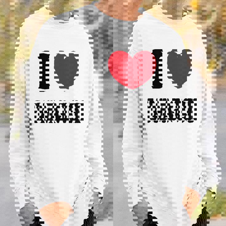 I Love Yamaguchi 山口大好き スウェットシャツ 彼への贈り物