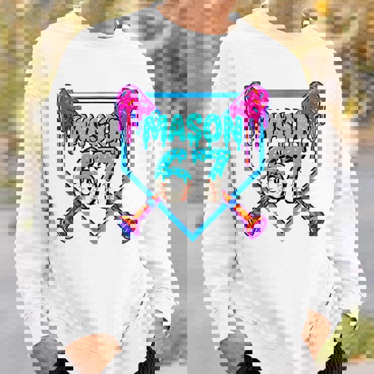 Mason 67 Ice Cream Drip Baseball Meme Sweatshirt Gifts for Him